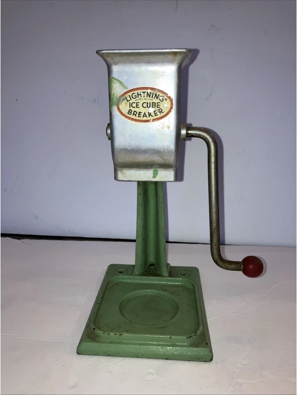 Vintage 1930's Lightning Ice Cube Breaker No 104 North Bros Manufacturing Co